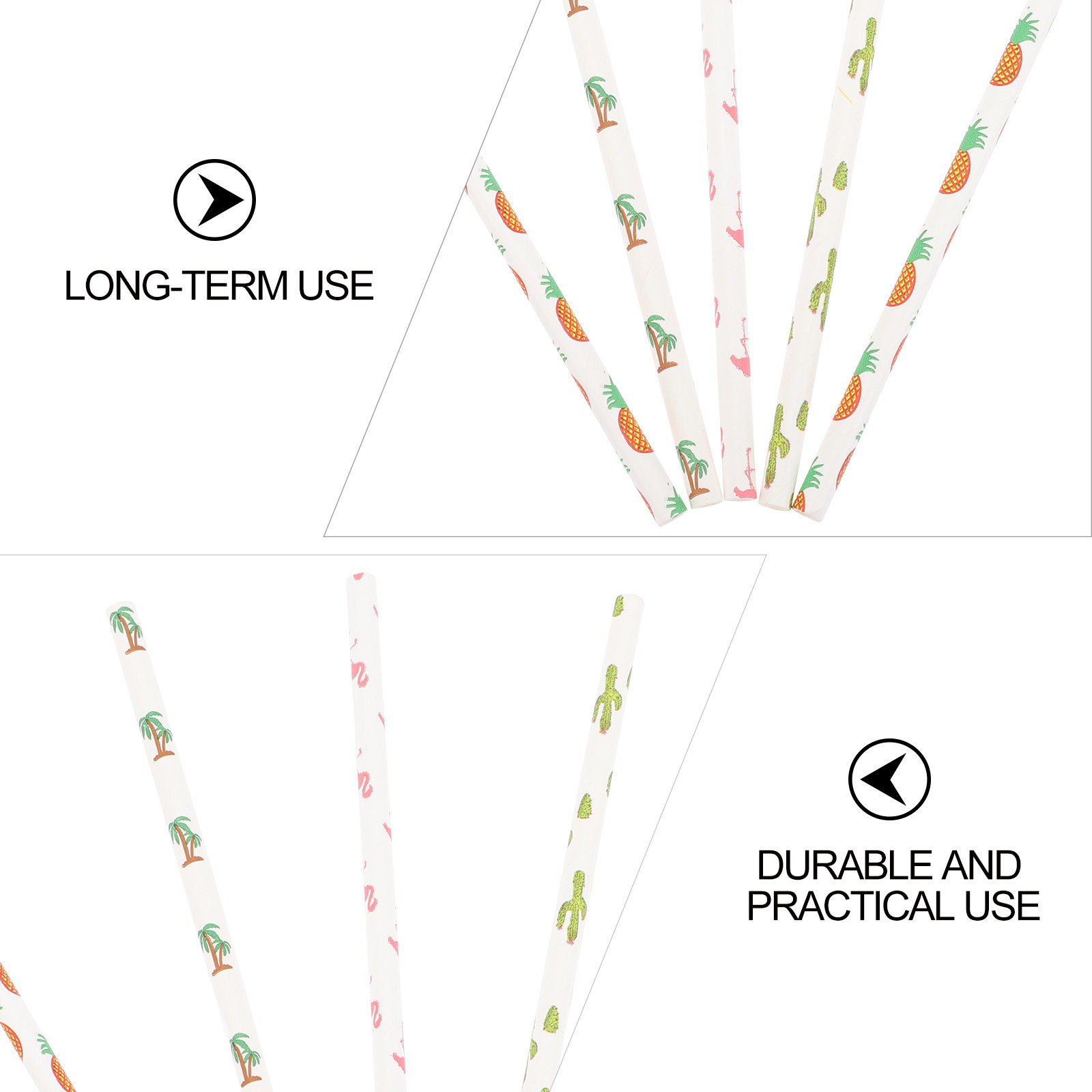 Papierstrohhalme, 100 Stück, b – Paper Straw Color Bewertung und Preis