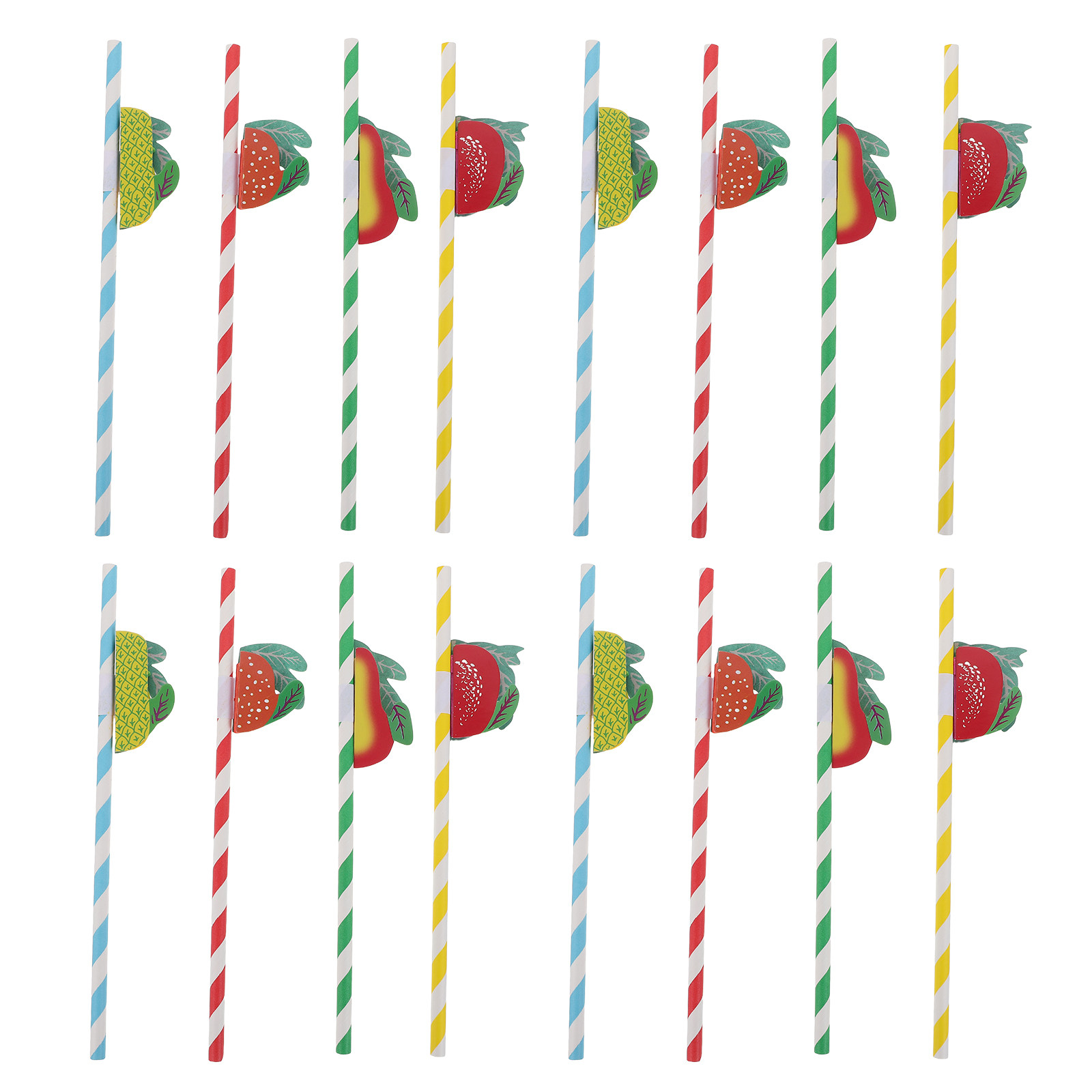 50 Stück bunte, spiralförmige  – Paper Straw Color Bewertung und Preis