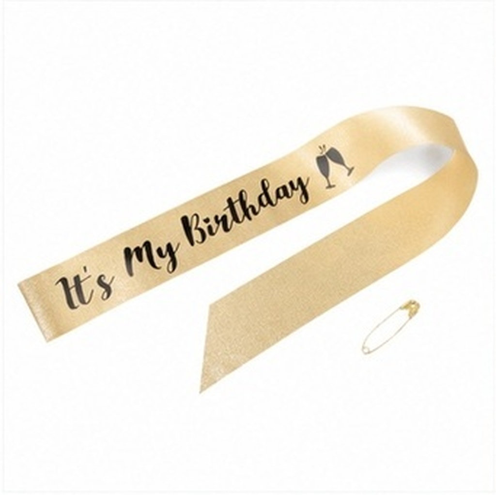 1 Stück Geburtstags-Schulterba – Birthday Sash Glitter Bewertung und Preis